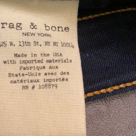 Rag & Bone Coventry Skinny Jeans (Size 25) - Picture 13 of 13